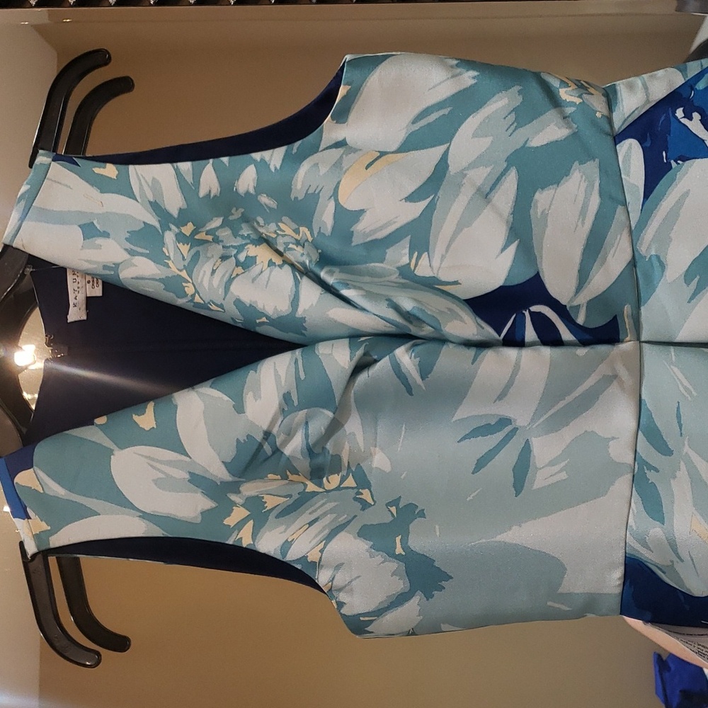 Nwt Kay Unger size 6 dress blue - Picture 4 of 14
